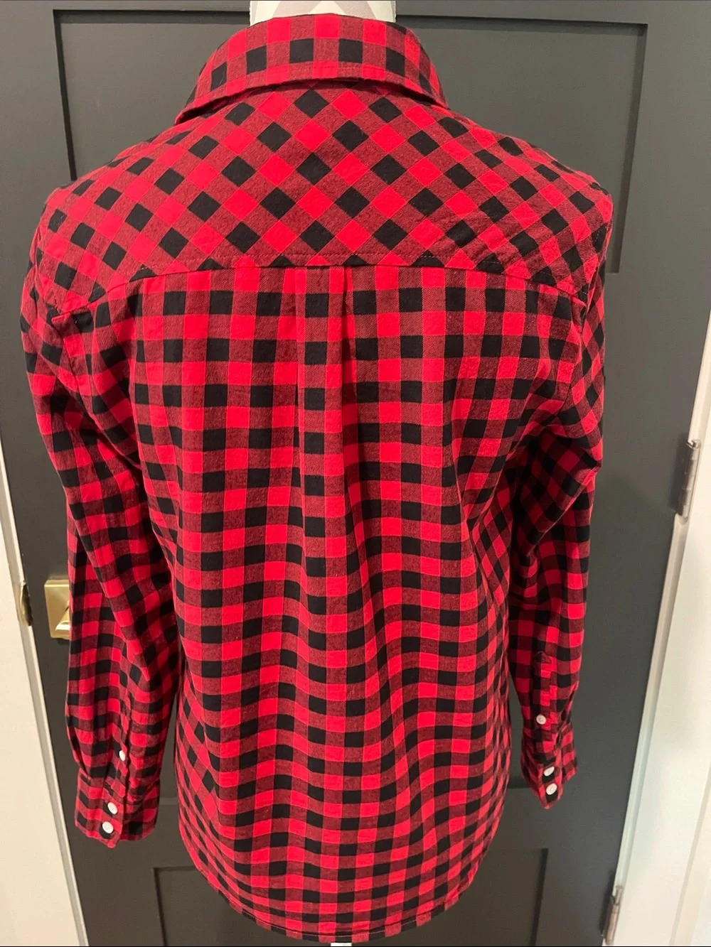 J. Crew Cotton Preppy Buffalo Check Button Down Shirt Size S